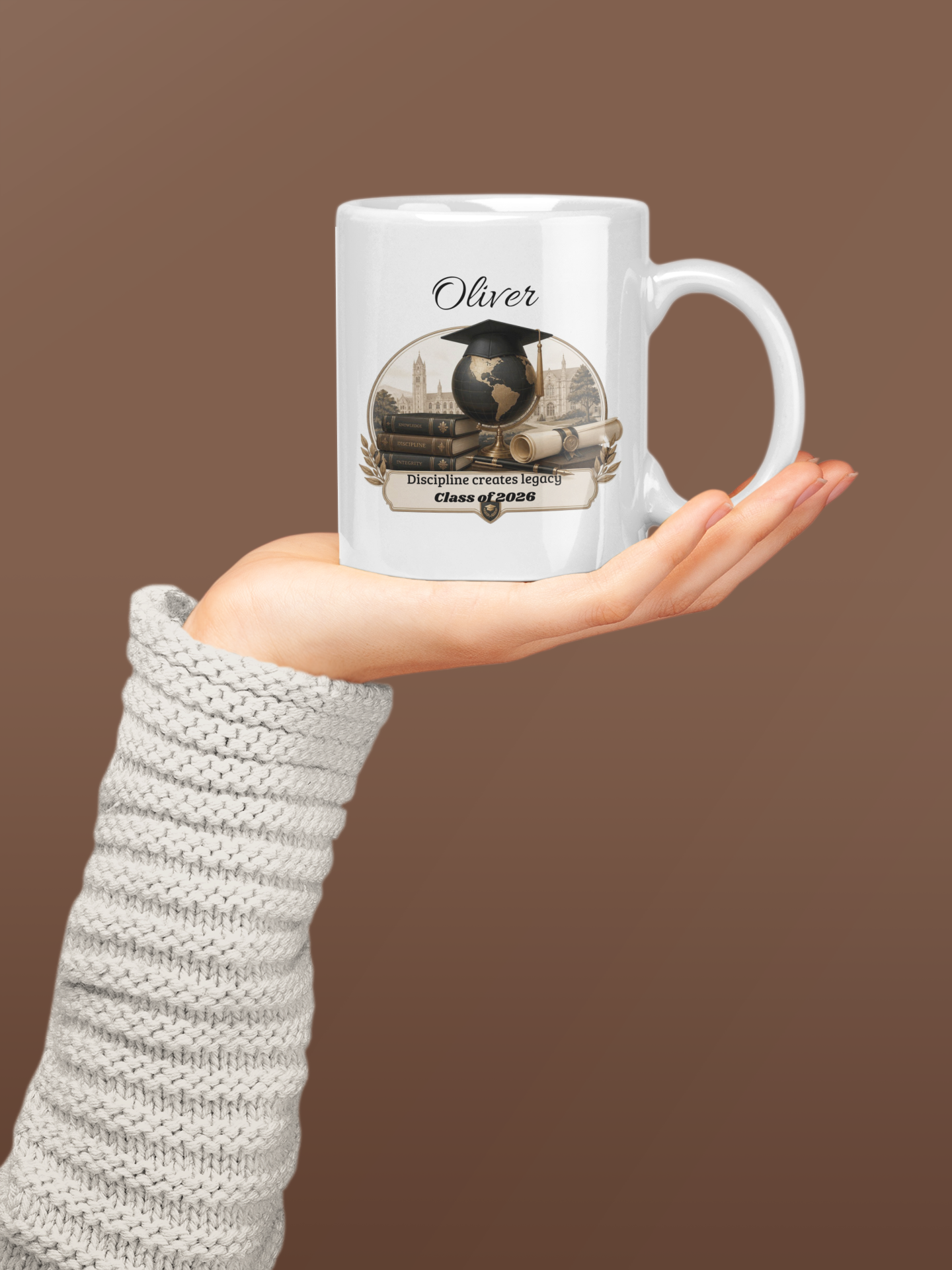 Personalized Graduation Mug for Him 11oz & 15oz | Class of 2026 Coffee Mug