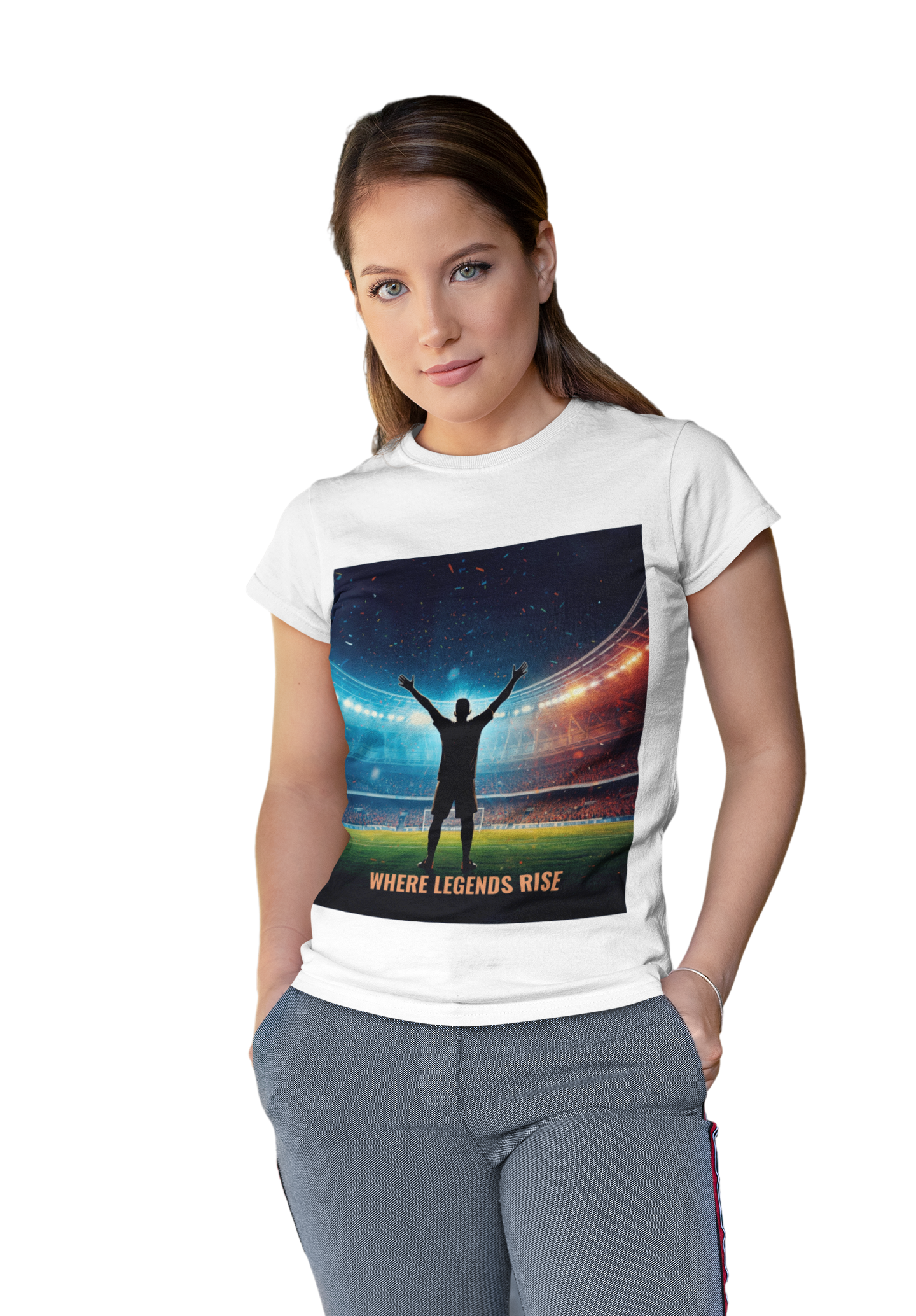 Soccer Champion Celebration T-Shirt | Stadium Victory Graphic Tee | Soccer Fan Gift